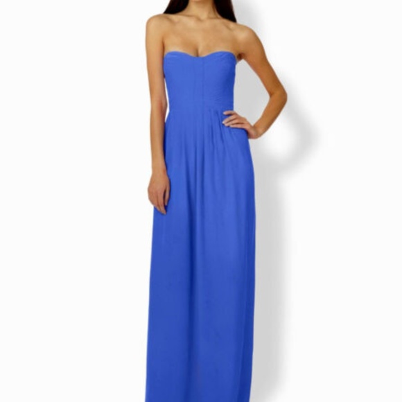 Parker Pacific Blue Bayou Maxi Full Length Dress - Picture 1 of 6